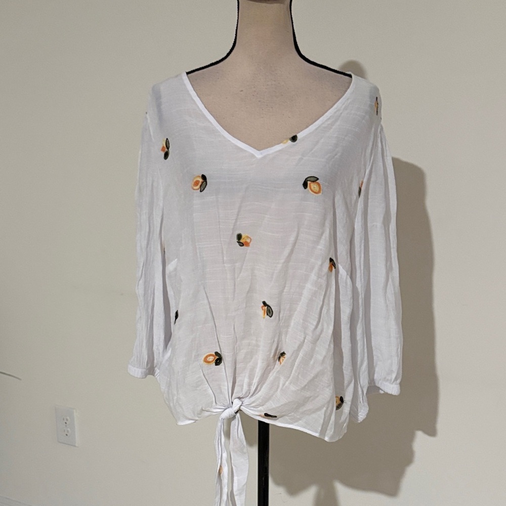 Olivia and Martin 3X Summer high low shirt 1085